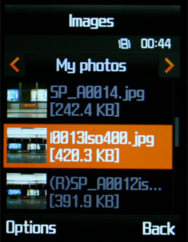 Samsung D830 - Галерея