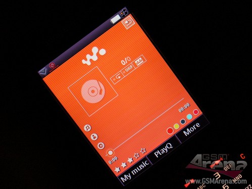 Sony Ericsson W950i - Экран