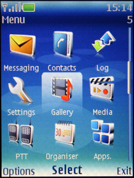 Nokia 5300 - Главное меню