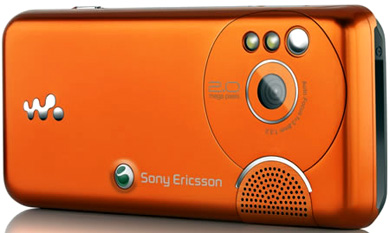 Sony ericsson w610, тыльная панель
