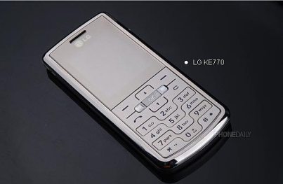 LG Shine KE770 - ��������� ������� � ��������� ����������������