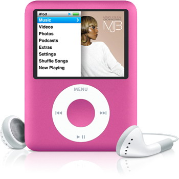 Ipod nano pink 0