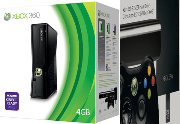  
				����� ������������ Xbox 360 4GB �������� � ����  250GB HDD 