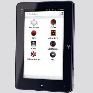 iball slide tablet interface