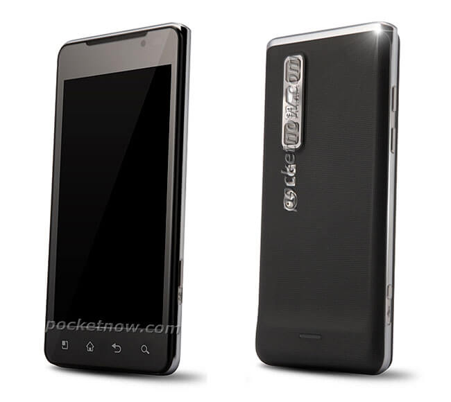 Рендер смартфона LG Optimus 3D 2