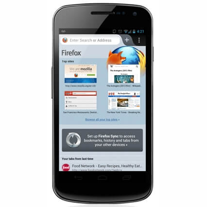 Mozilla Firefox для Android