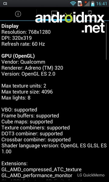 LG E973 Optimus G - 3 LG E973 Optimus G - 3