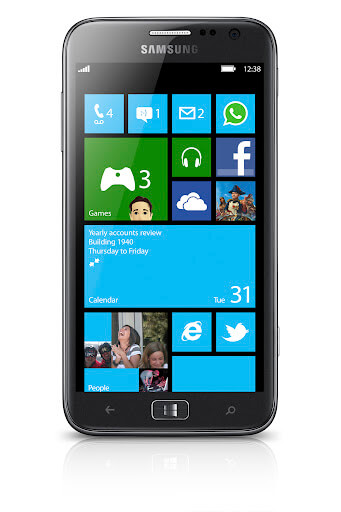 Samsung ATIV S - вид спереди Samsung ATIV S - вид спереди