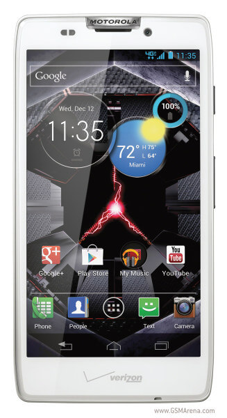 Motorola Droid RAZR HD - вид спереди Motorola Droid RAZR HD - вид спереди