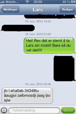 SMS-cообщение лисы SMS-cообщение лисы