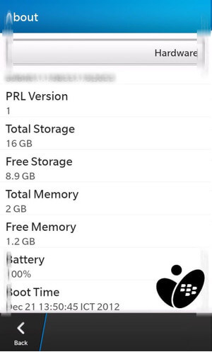 Смартфон Blackberry Z10 (спецификации) Смартфон Blackberry Z10 (спецификации)