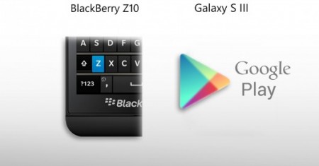 BlackBerry Z10 vs Galaxy S III - особенности BlackBerry Z10 vs Galaxy S III - особенности